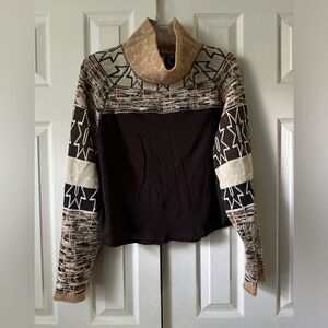 Free People Funnel Neck Turtleneck